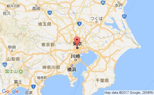 東京港口地圖